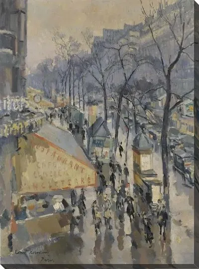 Картина Париж, кафе Англетер