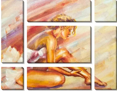 Модульная картина Балет — балерина — танец №7