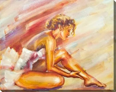 Картина маслом Балет — балерина — танец №7