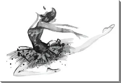 Картина маслом Балет — балерина — танец №13