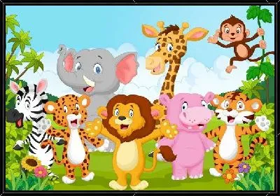 Картина Детская — животные №5