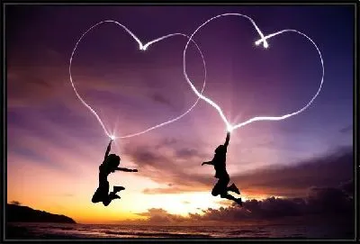 Картина Любовь в прыжке