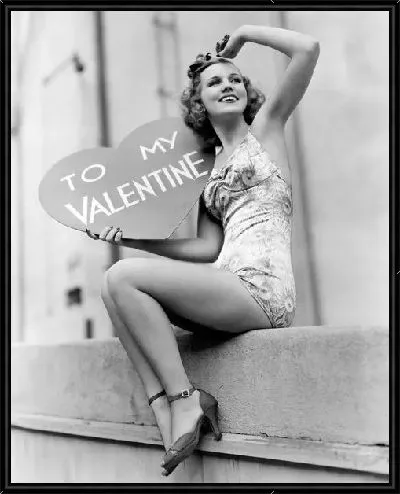 Картина Девушка с Валентинкой