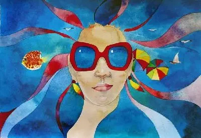 Плакат Арт портрет девушки