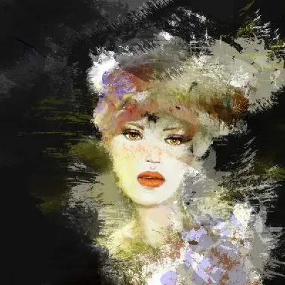 Плакат Арт портрет девушки №3