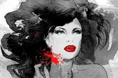 Плакат Арт портрет девушки №7