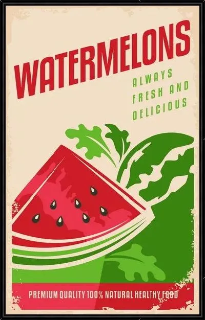 Картина Свежие арбузы