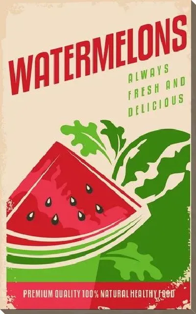 Постер Свежие арбузы