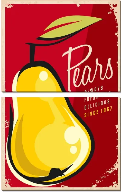 Модульная картина Груши №9