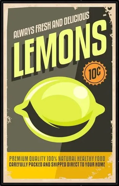 Картина Лимоны №3