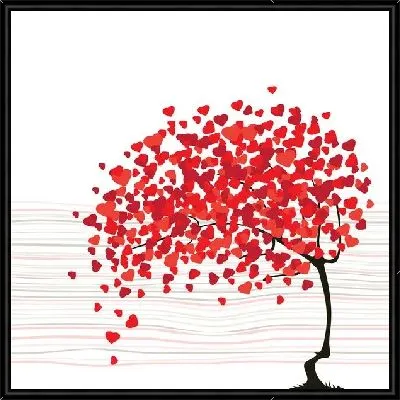 Картина Дерево сердец