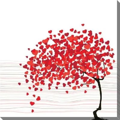 Постер Дерево сердец