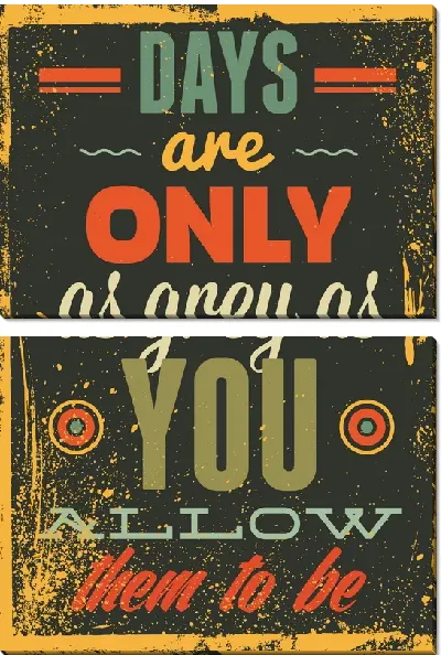 Модульная картина Надписи