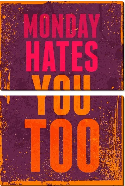 Модульная картина Надписи №3