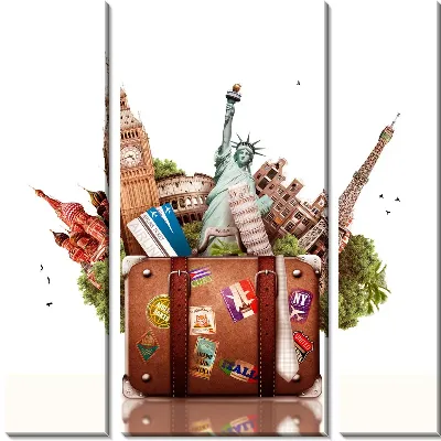 Модульная картина Путешествия №2