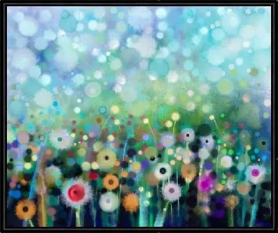 Арт поле цветов