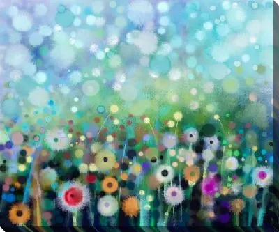 Арт поле цветов