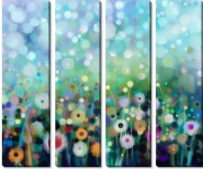 Арт поле цветов