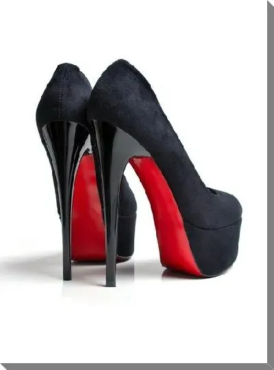 Постер Лабутены с красной подошвой