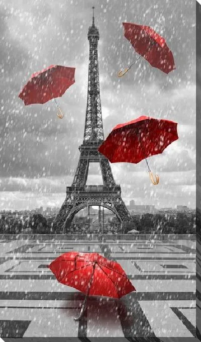 Постер Танец зонтов в Париже