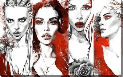 4 огненные девушки