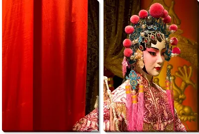 Китаянка в национальном костюме