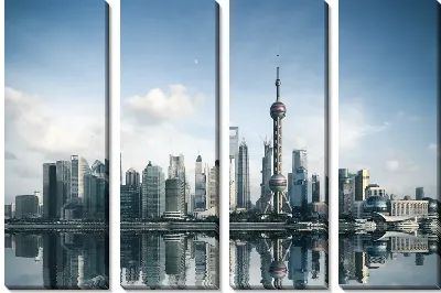 Модульная картина Шанхай №5