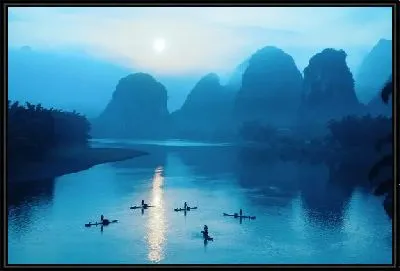 Туман над китайской рекой