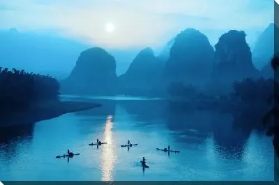 Туман над китайской рекой