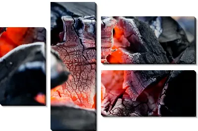 Модульная картина Тлеющие угли