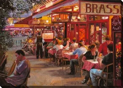 Картина Итальянское уличное кафе