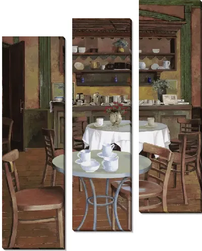 Картина Внутри кафе