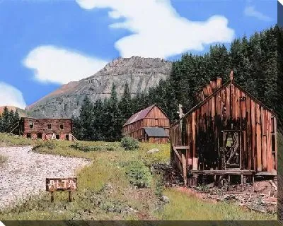 Картина Старый городок