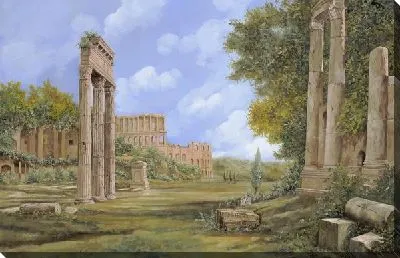 Картина Колонны старинного города