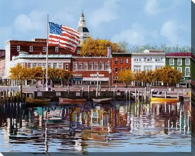 Картина Небольшой американский причал