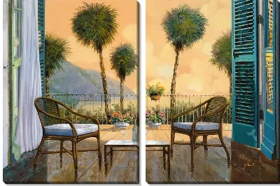 Картина Итальянский балкон 6