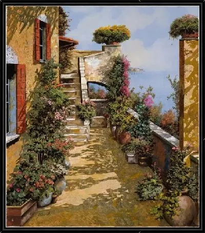 Картина Итальянский дворик №49