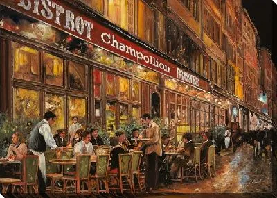 Картина Уличное итальянское кафе №20