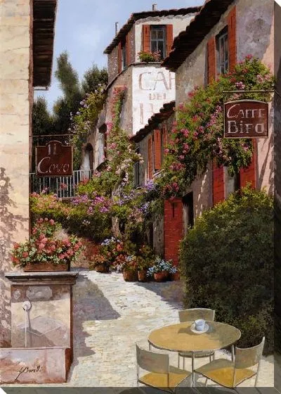 Картина Уличное итальянское кафе №18