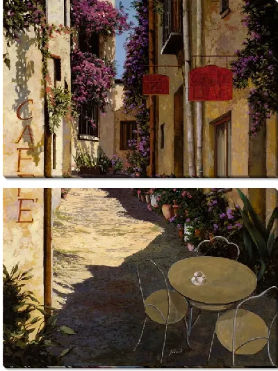 Картина Уличное итальянское кафе №16
