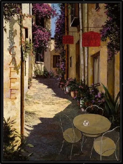 Картина Уличное итальянское кафе №16