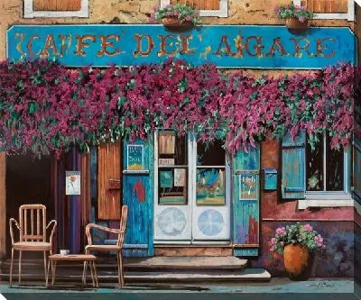 Картина Уличное итальянское кафе №14