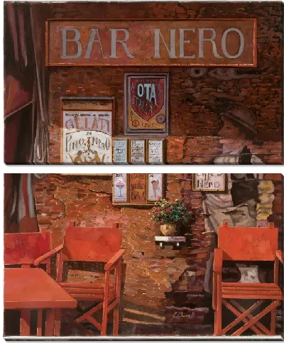 Картина Уличное итальянское кафе №13