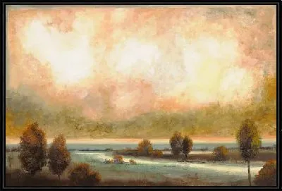 Золотистое итальянское небо