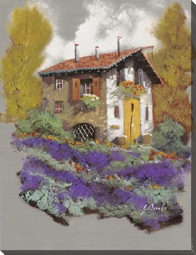 Картина Итальянский дом с садом