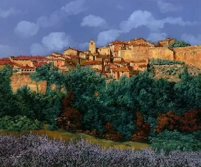 Картина Старинный итальянский город