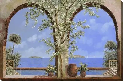 Картина Арки с видом на воду