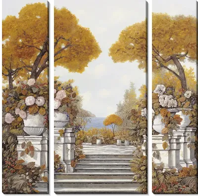 Осенний итальянский дворик