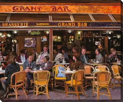 Картина Уличное итальянское кафе №8