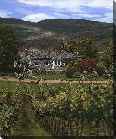 Картина Виноградник в Италии №10